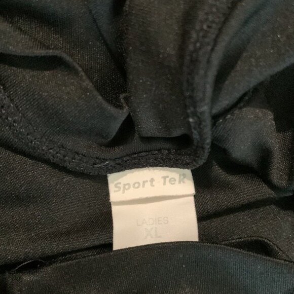 Sport-Tek Ladies XL Coveris Black V-Neck Long Sleeve Shirt Set 2 - Picture 4 of 8